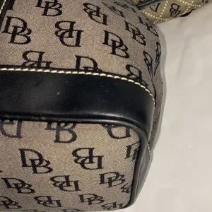 Sac Dooney & Bourke Everyday Bandoulière Noir/gris - Baguette En Cuir Vintage Occasion